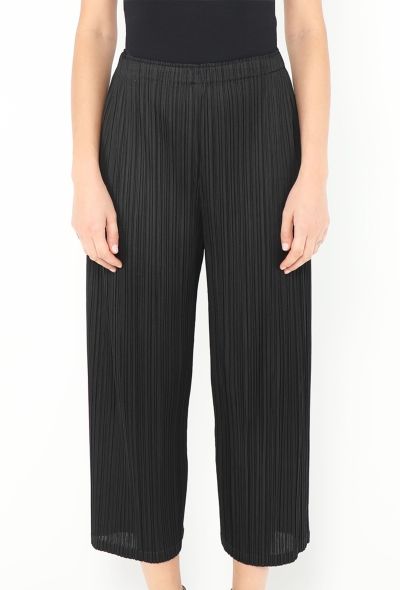 Issey Miyake Pleats Please Cropped Pants - 2