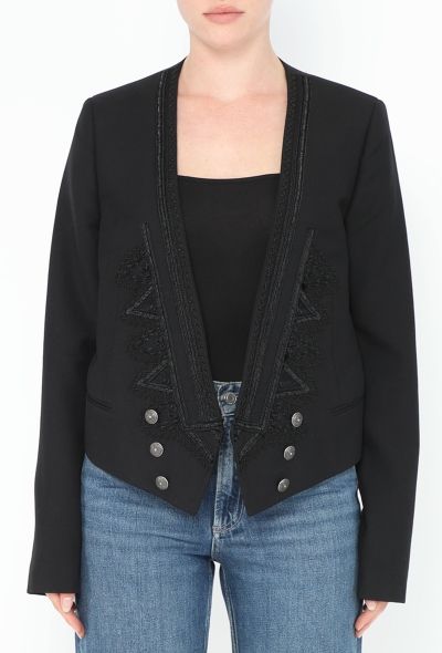 Saint Laurent 2017 Passementerie Trim Jacket - 1