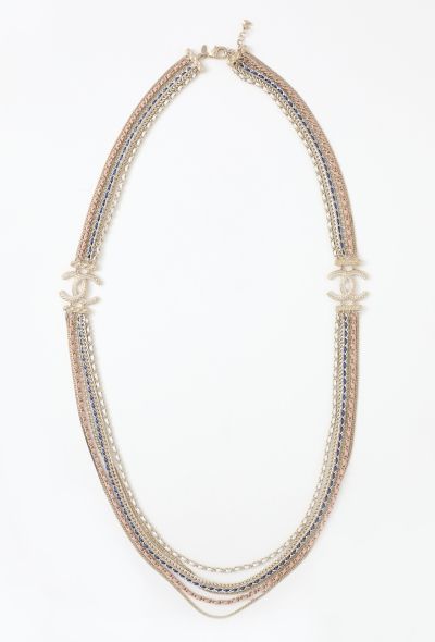 Chanel 2022 Strass 'CC' Chainlink Sautoir - 1