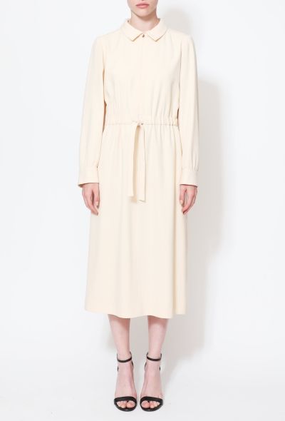 Courrèges 60s Couture Piqué Belted Dress - 2