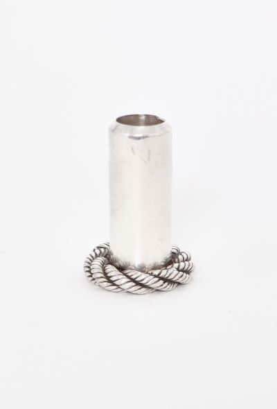 Hermès Rare 1975 Ravinet d'Enfert Silver Lighter Holder - 1