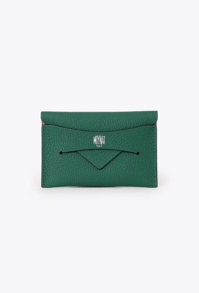 Moynat Green Leather Cardholder - 1