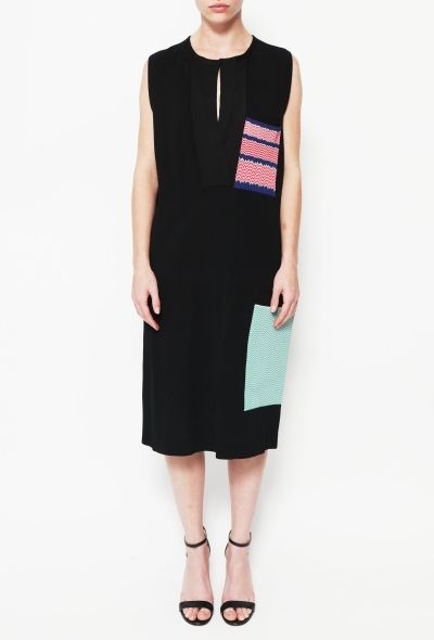 Céline 2015 Patchwork Black Silk Tunic - 2