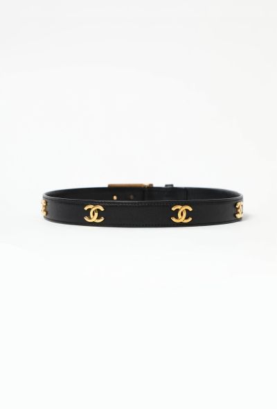 Chanel 1997 'CC' Leather Belt - 2