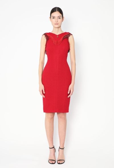 Chanel Pre-Fall 2014 Paris-Dallas Tweed Fringe Dress - 1