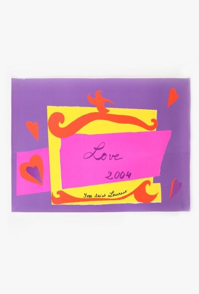 Saint Laurent Original Love Poster, 2004 - 1