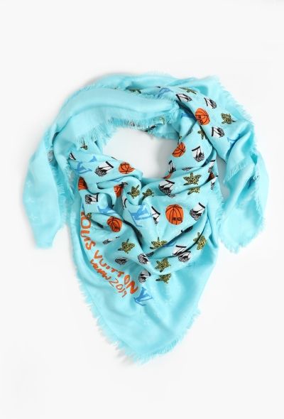 Louis Vuitton 2019 Limited Edition Jacquard Shawl - 2