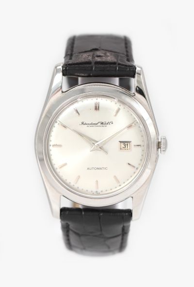 IWC 1970s Calatrava-Style Stainless Steel Watch - 1