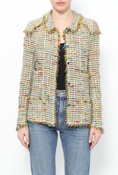 Chanel RARE S/S 1998 Tweed Épaulette Jacket - 1