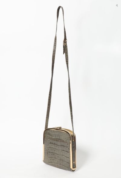 Alligator Crossbody Minaudière - 2