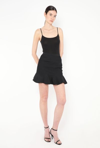 Alaïa S/S 1992 Fluted Crêpe Skirt - 1