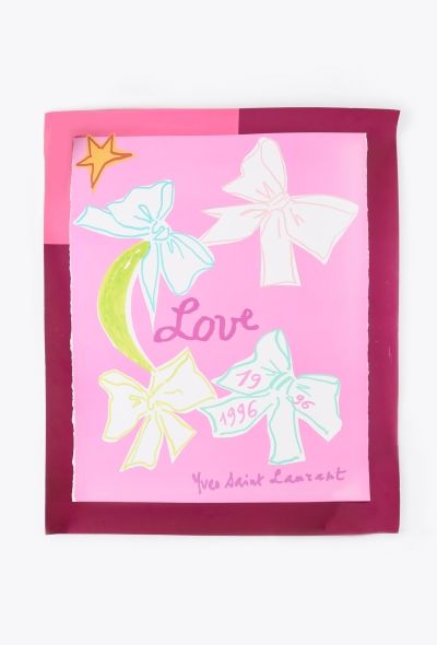 Saint Laurent Limited Edition Original Love Poster, 1996 - 1