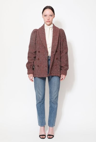 Kenzo '70s Ruched Double-Breasted Blazer - 2