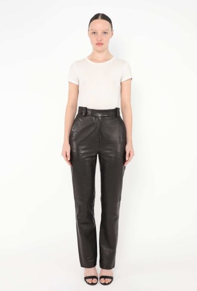 Khaite F/W 2023 Emile Lambskin Leather Pants - 1