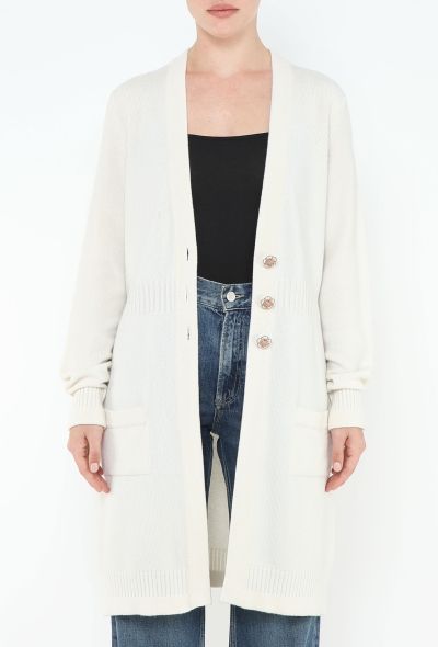 Chanel Cashmere Filigree 'CC' Cardigan - 1