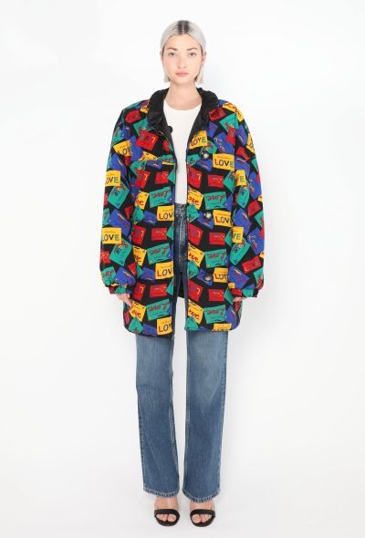 Saint Laurent Vintage Reversible Love Puffer Coat - 2