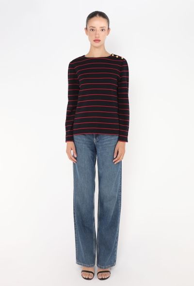 Chanel 1985 Marinière 'CC' Top - 2