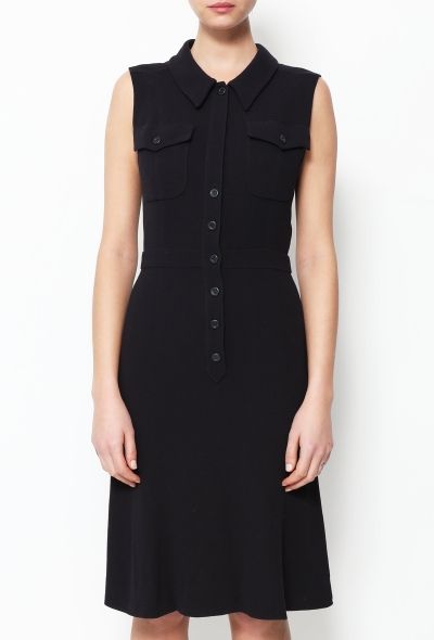 Chanel 1996 Crêpe Flared Dress - 2