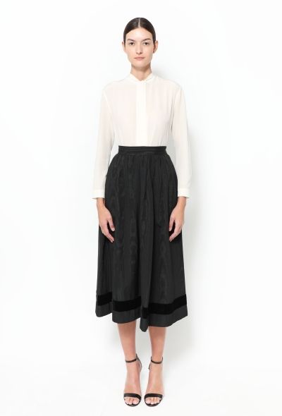 Saint Laurent COLLECTOR F/W 1977 Russian Moire Skirt - 1