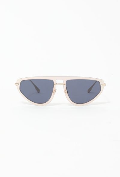 Dior Contrast Metallic Rim Sunglasses - 1
