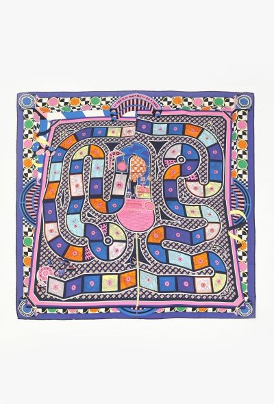 Hermès 2018 'Le Tour Du Monde en 63 Cases' 90cm Carré - 2