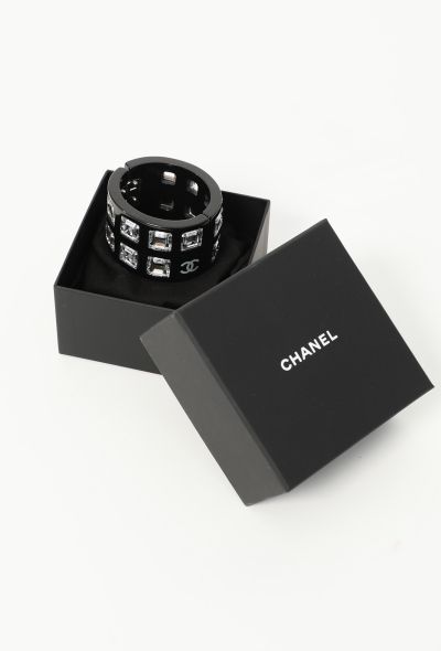 Chanel 2005 Lacquered Cut-out 'CC' Cuff - 2