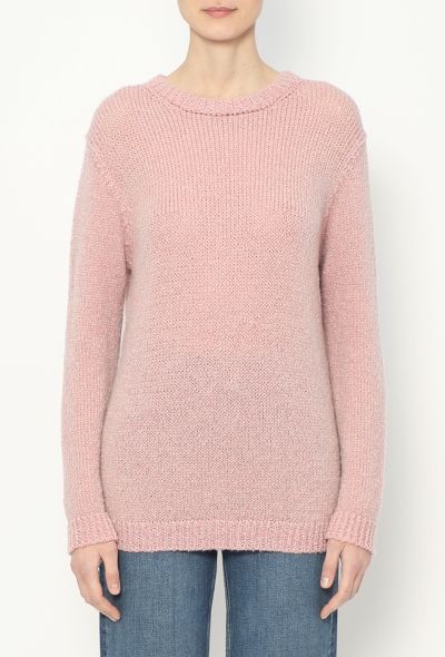 Prada 2015 Pink Cashmere Knit Sweater - 1