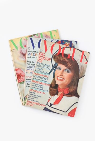 VOGUE UK 1972 Cecil Beaton Issue Trio - 1