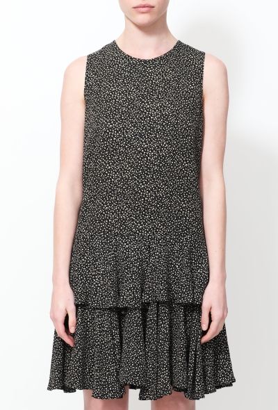 Saint Laurent 2014 Heart Motif Ruffled Dress - 2