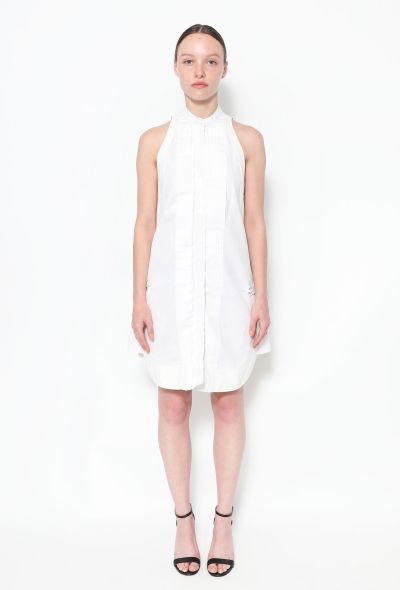 Balenciaga S/S 2007 Cotton Tuxedo Dress - 1