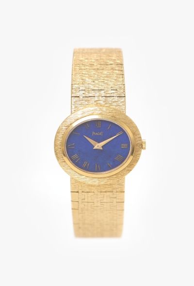 Piaget Ultra Rare 1970s 18k Yellow Gold & Lapis Lazuli Watch - 1