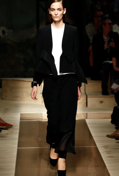Céline S/S 2012 Belted Peplum Jacket - 2