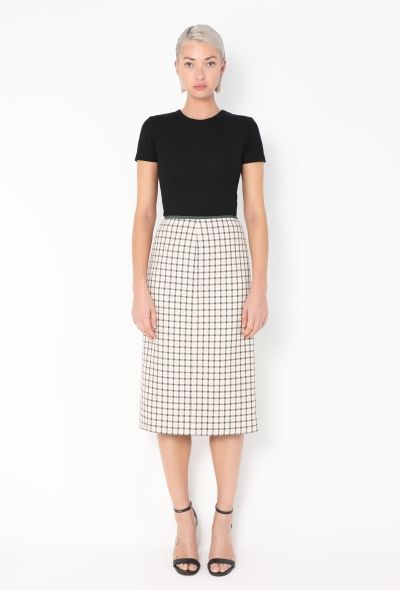 Fendi Pre-Fall 2018 Checkered Skirt - 1
