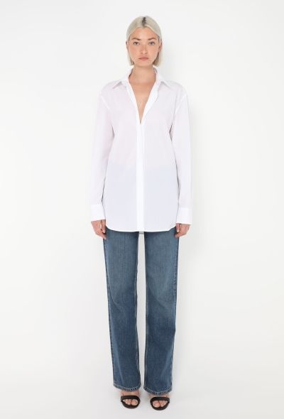 The Row 2023 Derica Tailored Poplin Shirt - 1