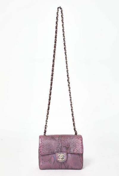 Chanel Python Mini Square Timeless Bag - 1