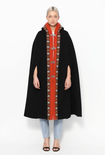 World Treasures Authentic Norwegian Embroidered Cape - 1