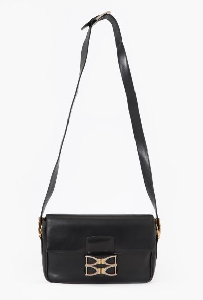 Céline '70s Black Box Shoulder Bag - 1