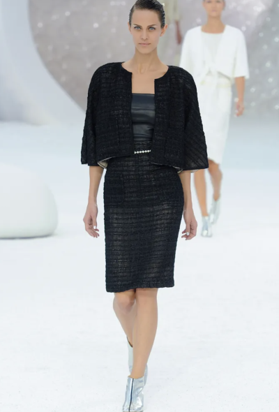 Chanel S/S 2012 Iridescent Bouclé Tweed Set - 2