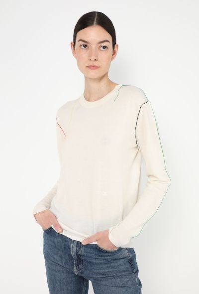 Céline Deconstructed Seam Triomphe Sweater - 1
