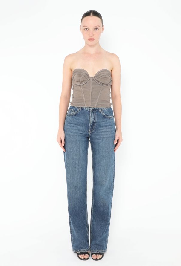 Alaïa 1990 Bustier Corset Top - 2