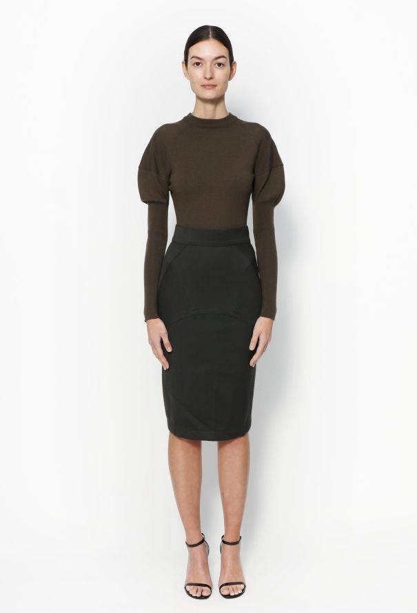 Alaïa F/W 1989 Puff-Sleeve Bodysuit - 5