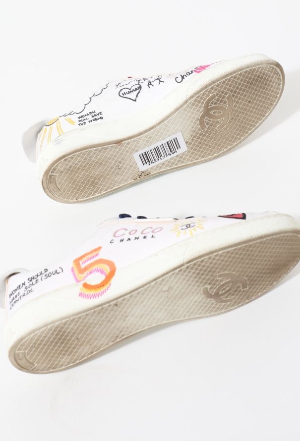Chanel 2019 x Pharrell Graphic 'CC' Trainers - 7