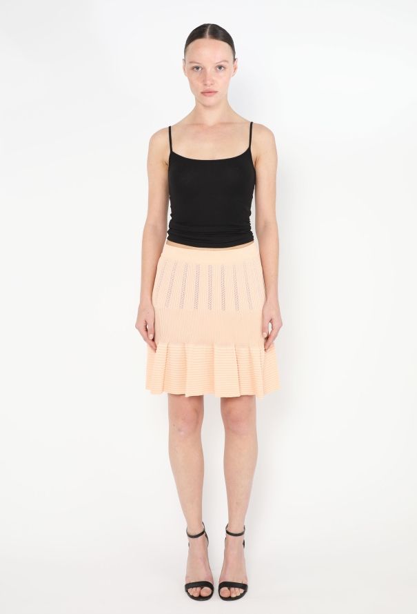 Alaïa Early '90s Fluted Knit Skirt - 2