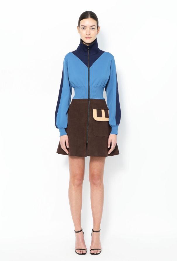 Louis Vuitton F/W 2014 Colorblock Mod Dress - 1