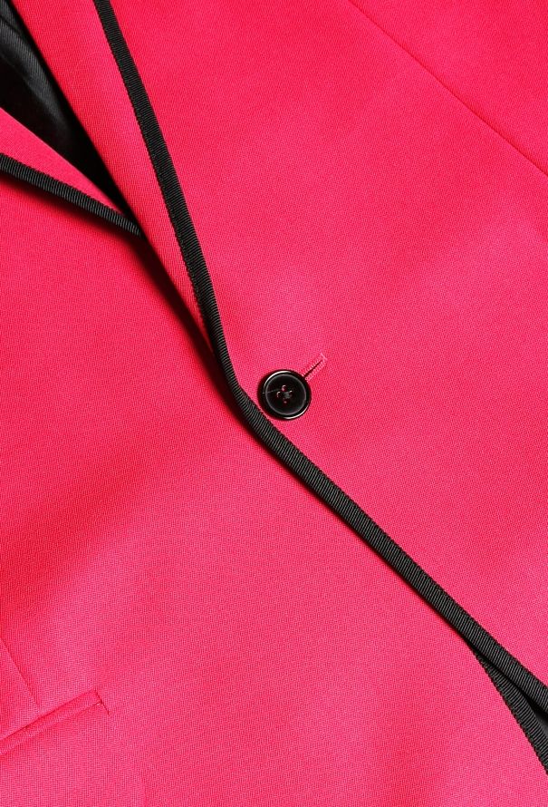 Saint Laurent S/S 2014 Notched Trim Blazer - 8