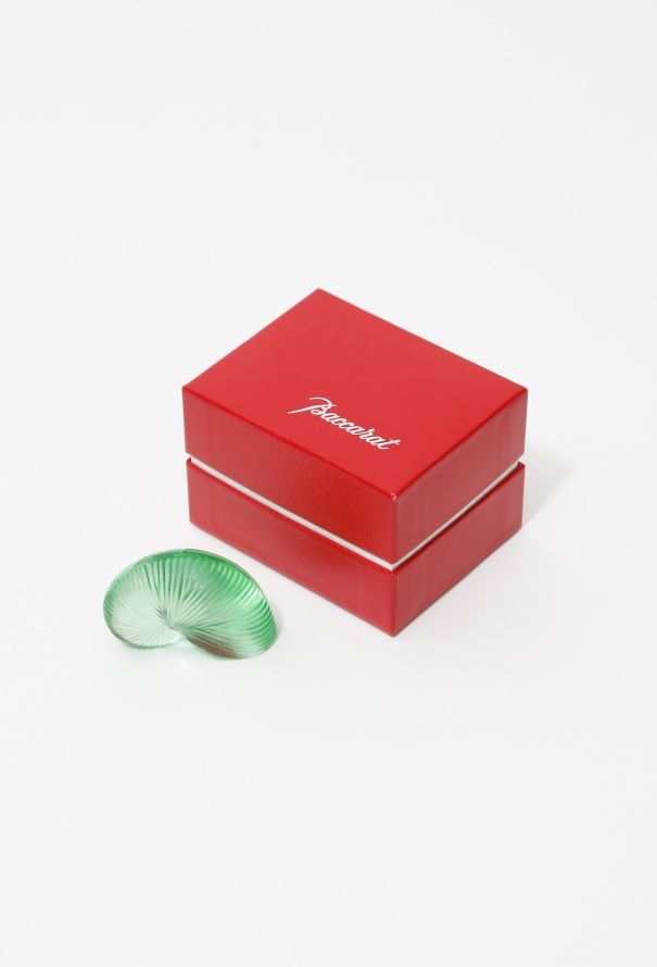 Vintage Objects & Decor 90s Baccarat "Nautilus" Shell Crystal Paperweight - 4