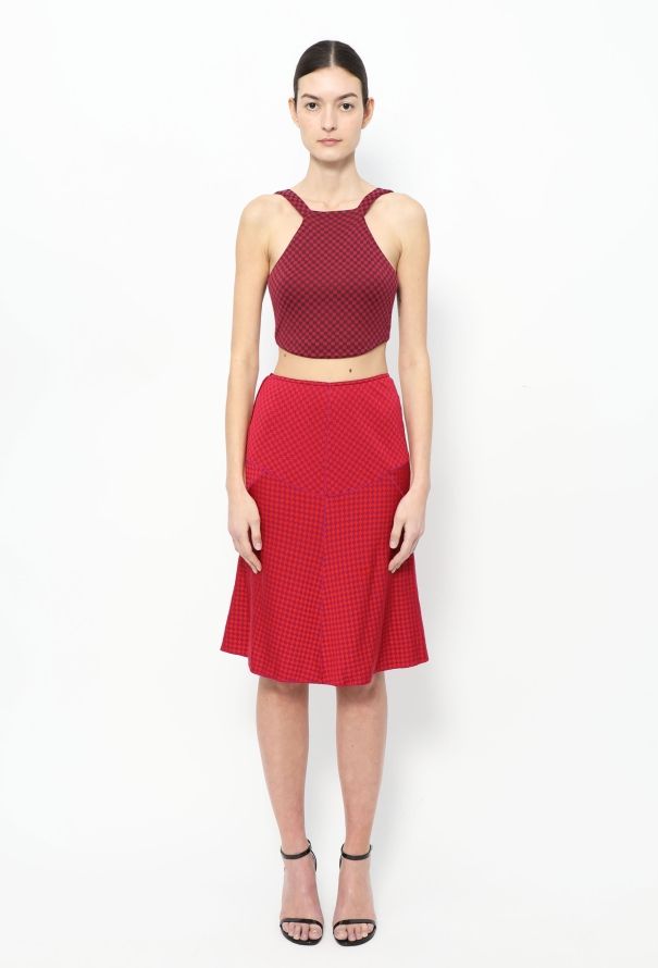 Alaïa 2001 Harlequin Halter Ensemble - 1