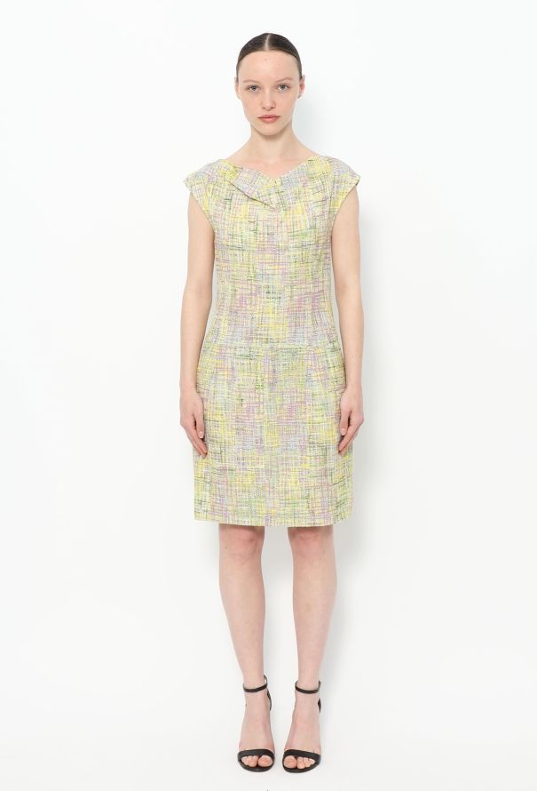 Chanel S/S 1998 Multicolor Tweed Dress - 1