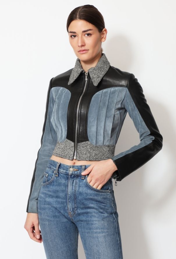 Rodarte S/S 2016 Suede Leather Jacket - 5