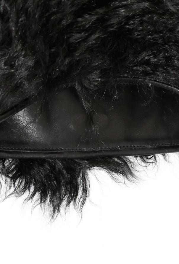 Saint Laurent 90's Shearling Hobo Bag - 12